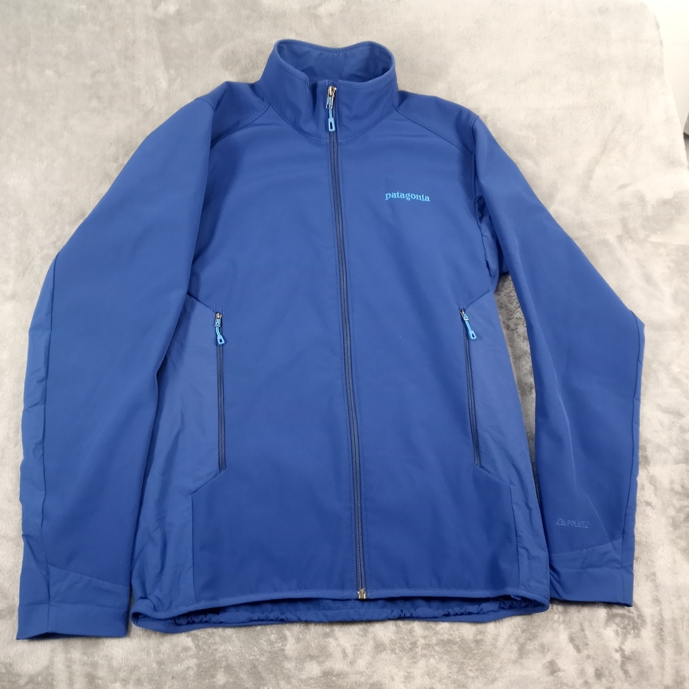 Patagonia Men's Hybrid Soft Shell PolarTec Jacket Blue size Medium